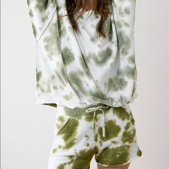 Free People Kelly Washed Set Army Combo NWT - Picture 2 of 9